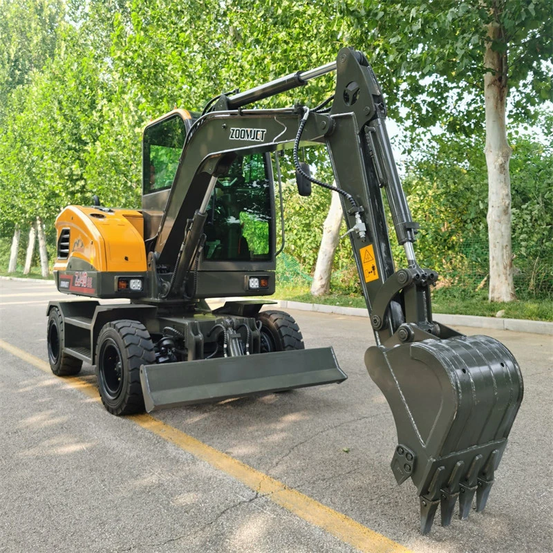 بیل مکانیکی هیدرولیک چرخدار